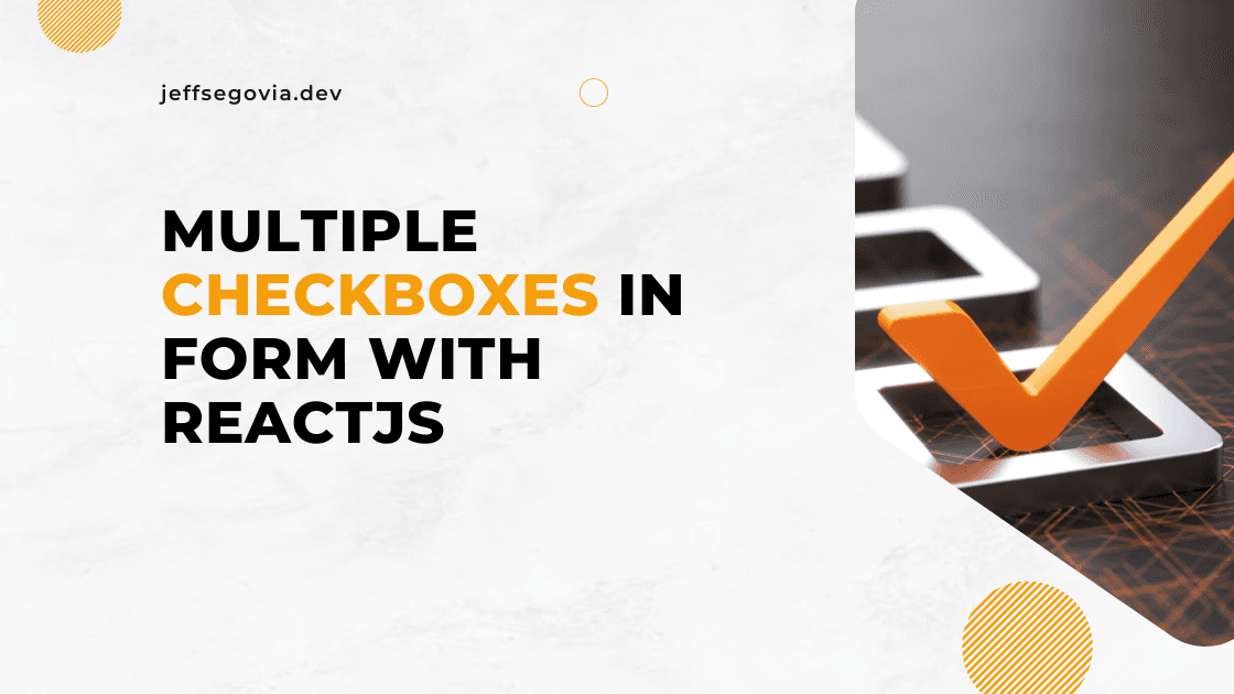 Multiple Checkboxes In Form With ReactJS